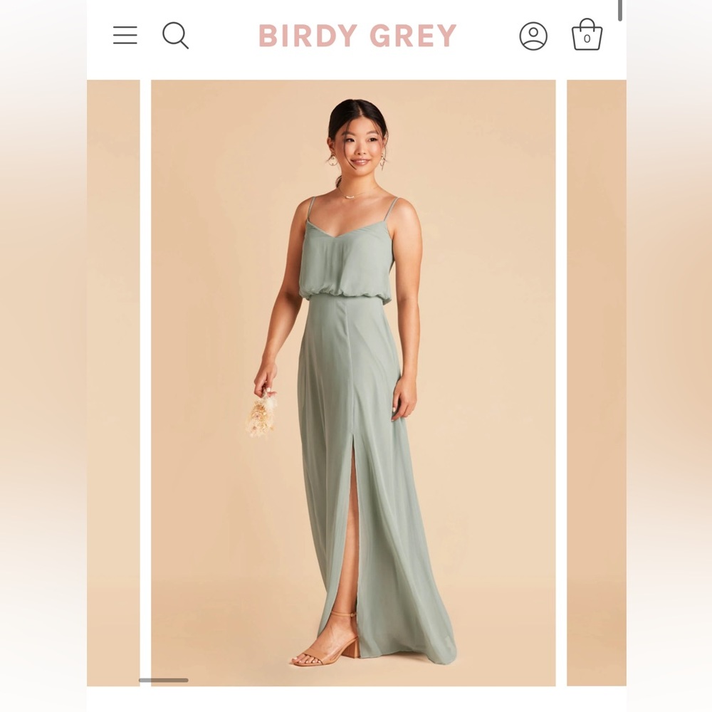 Birdy Grey Gwennie Bridesmaid Dress, size S, in Sage.